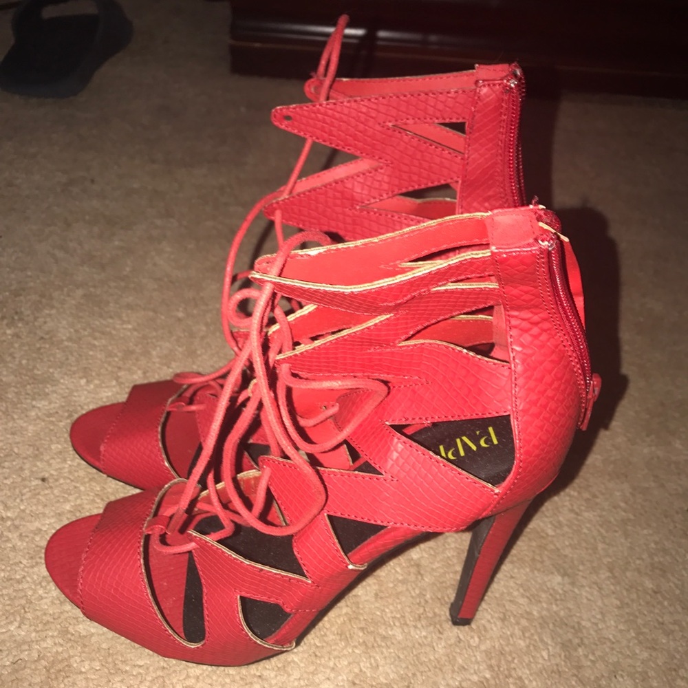 Paper fox Red sandals